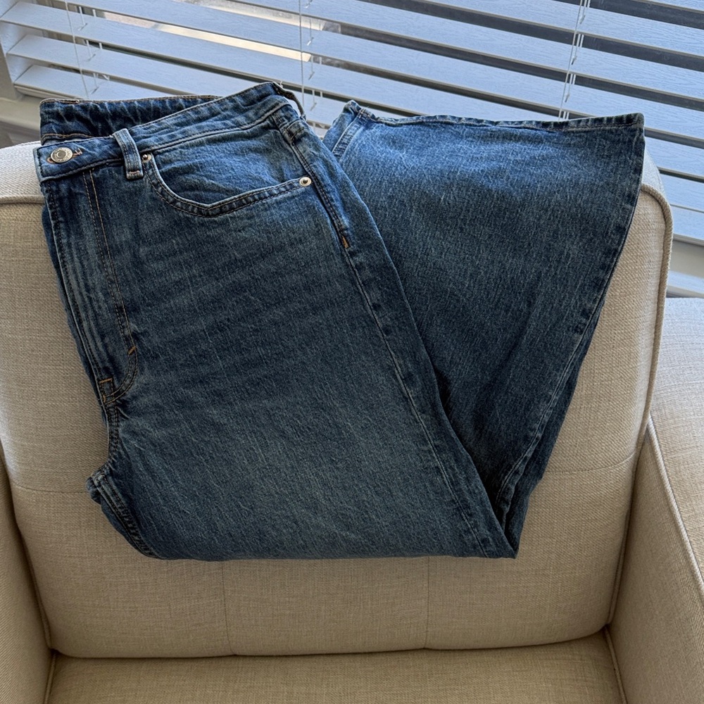 Classic High-Rise Dark Wash Jeans